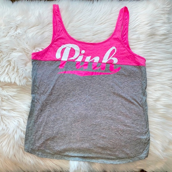 PINK low back tank - Picture 1 of 3